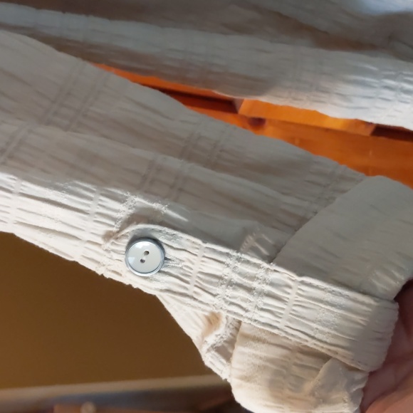 Plus size 1x CJ BANKS seersucker lightweight, zip front, hoodie jacket w/ - Picture 7 of 11